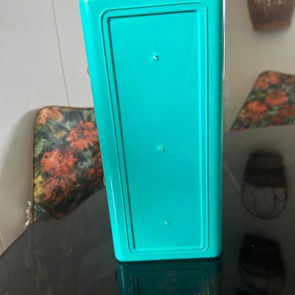 Retro Thermos Teal Lunchbox - Picture 5 of 6